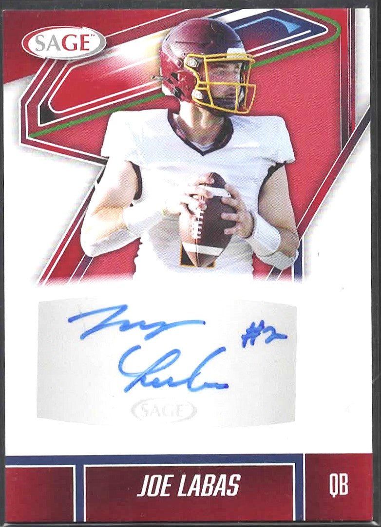 2026 SAGE #A-JL Joe Labas Autographs Black (Low Series)