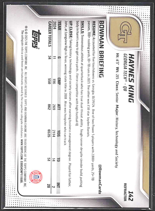 2026-27 Upper Deck MVP #88 Michael Rasmussen Gold Script