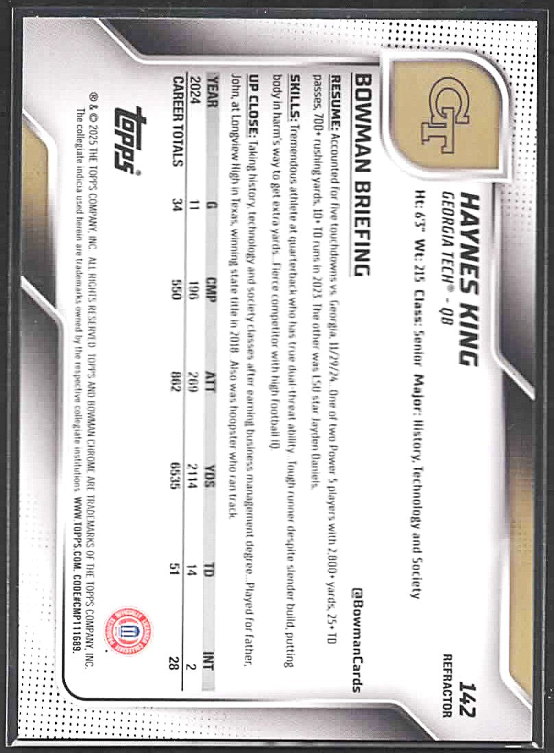 2026-27 Upper Deck MVP #88 Michael Rasmussen Gold Script