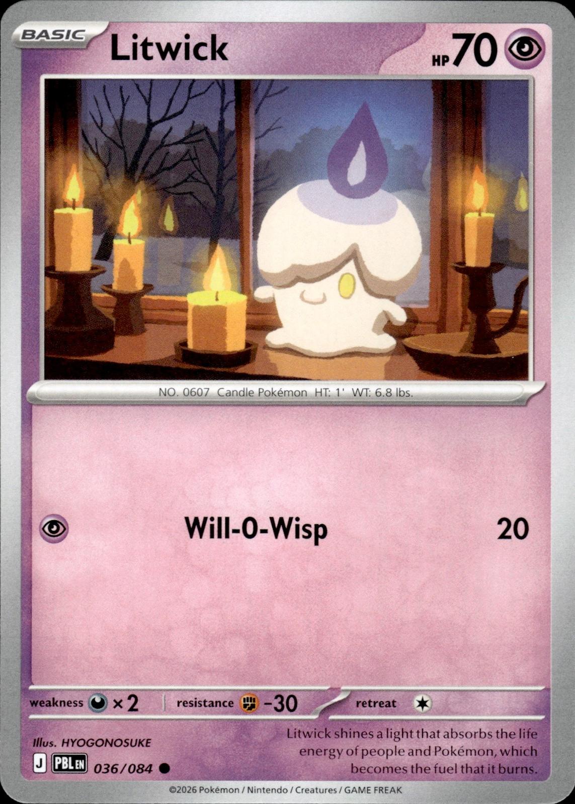 Litwick ME05: Pitch Black #036/084 Common