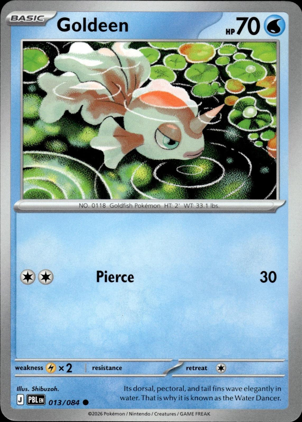Goldeen ME05: Pitch Black #013/084 Common