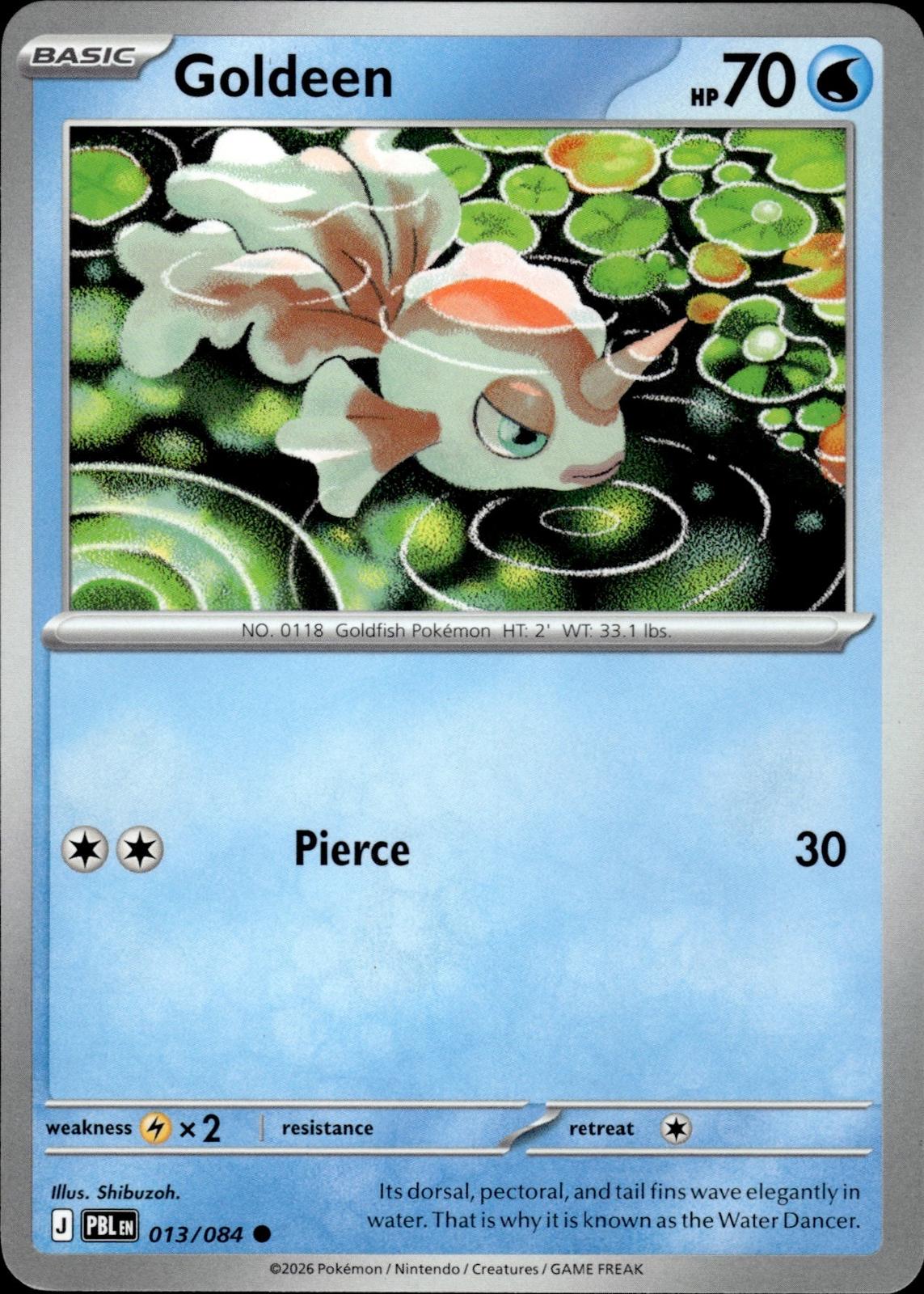 Goldeen ME05: Pitch Black #013/084 Common