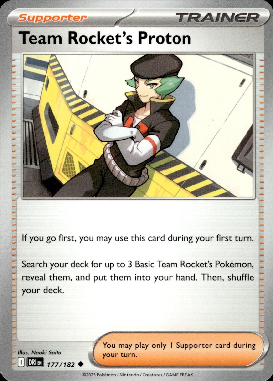 Team Rocket's Proton SV10: Destined Rivals #177/182 Uncommon