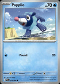 Popplio ME05: Pitch Black #018/084 Common, Reverse Holo