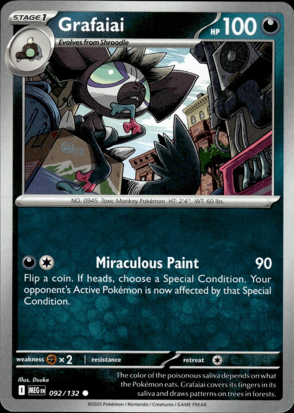 Grafaiai ME01: Mega Evolution #092/132 Common