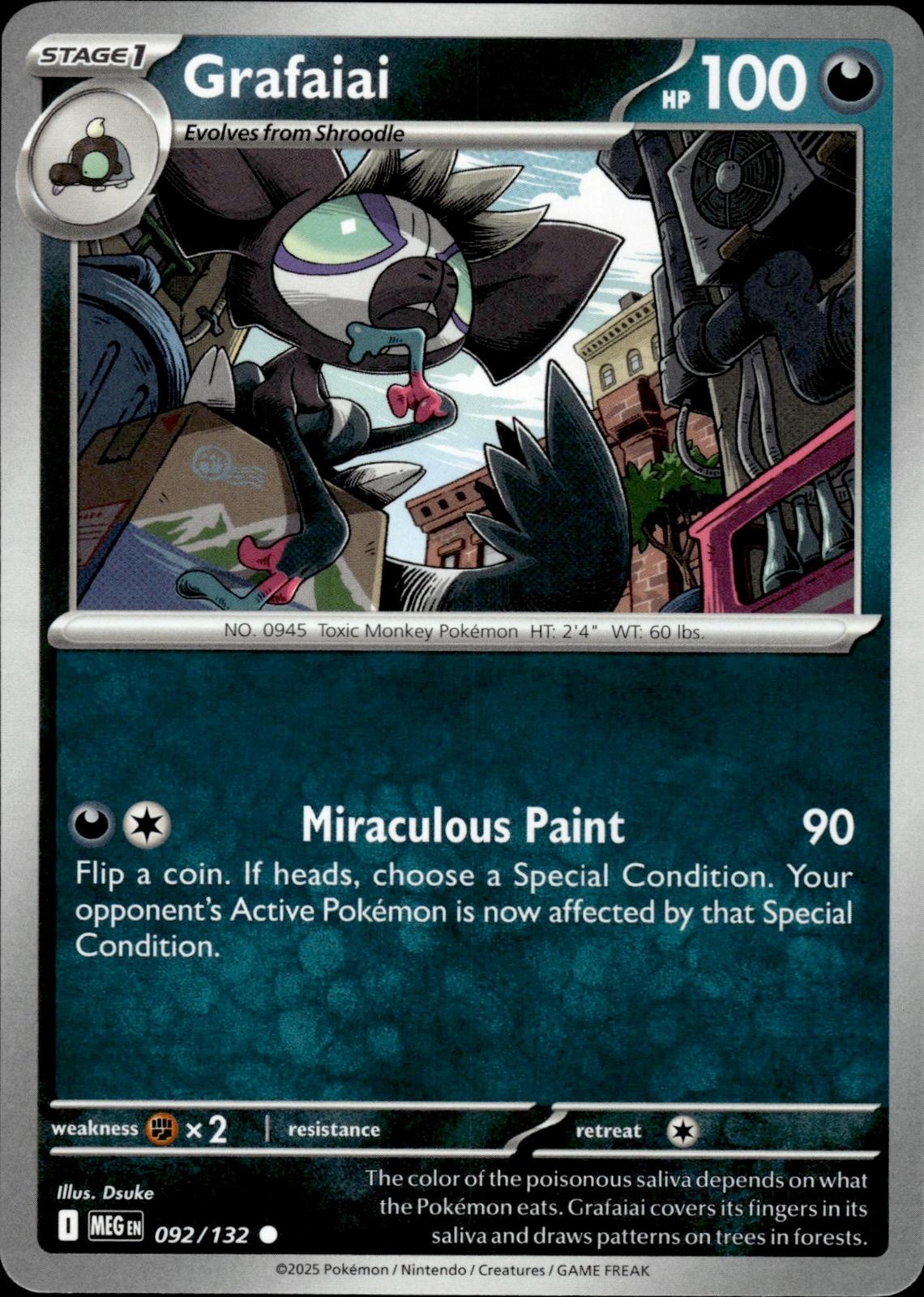 Grafaiai ME01: Mega Evolution #092/132 Common