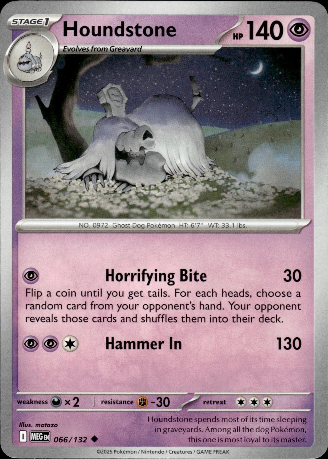 Houndstone ME01: Mega Evolution #066/132 Uncommon