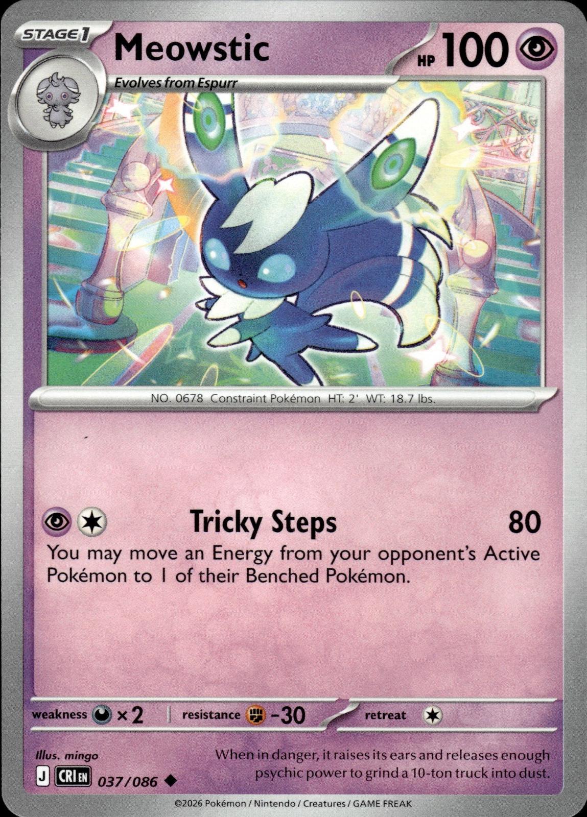 Meowstic ME04: Chaos Rising #037/086 Uncommon