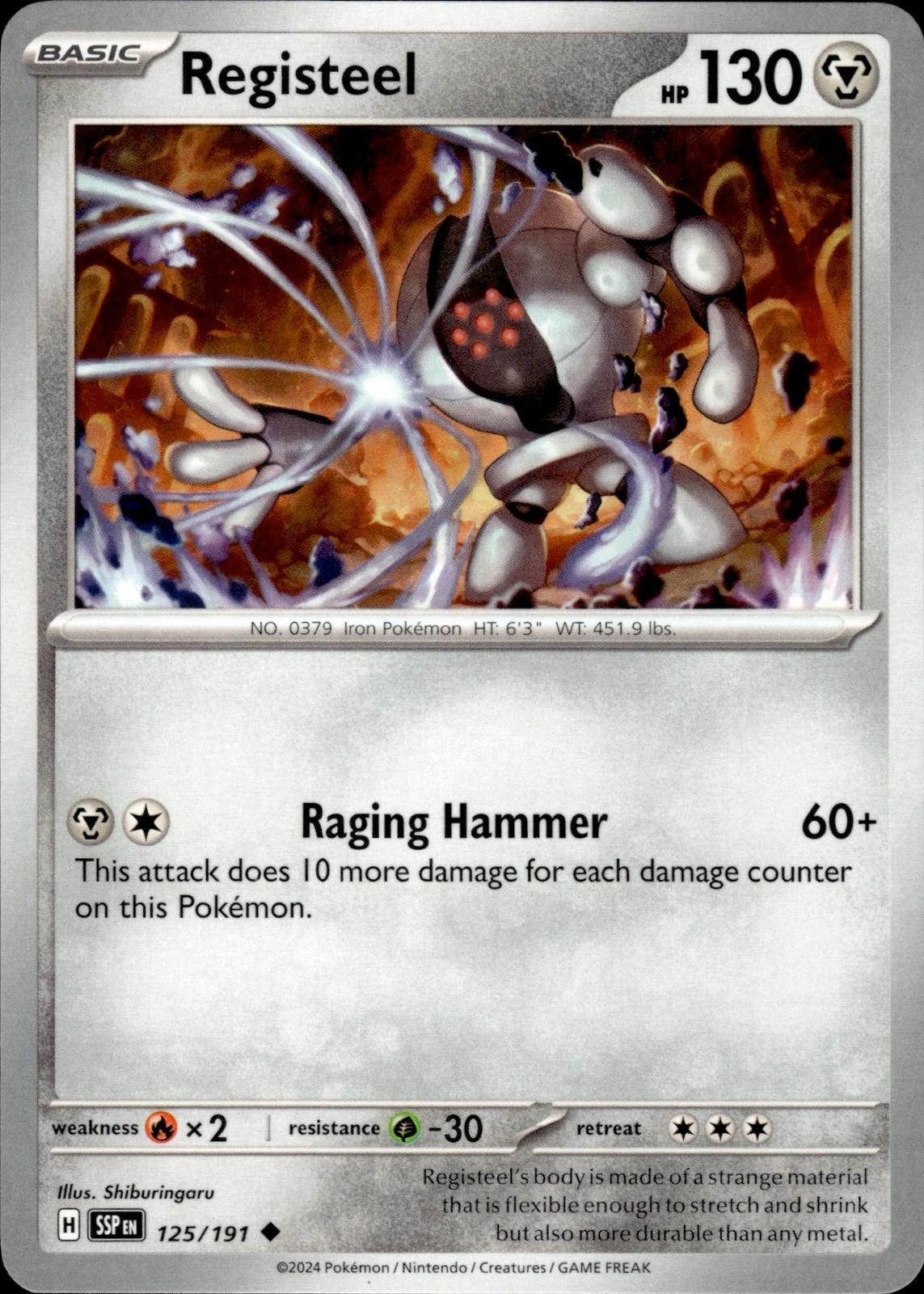 Registeel SV08: Surging Sparks #125/191 Uncommon