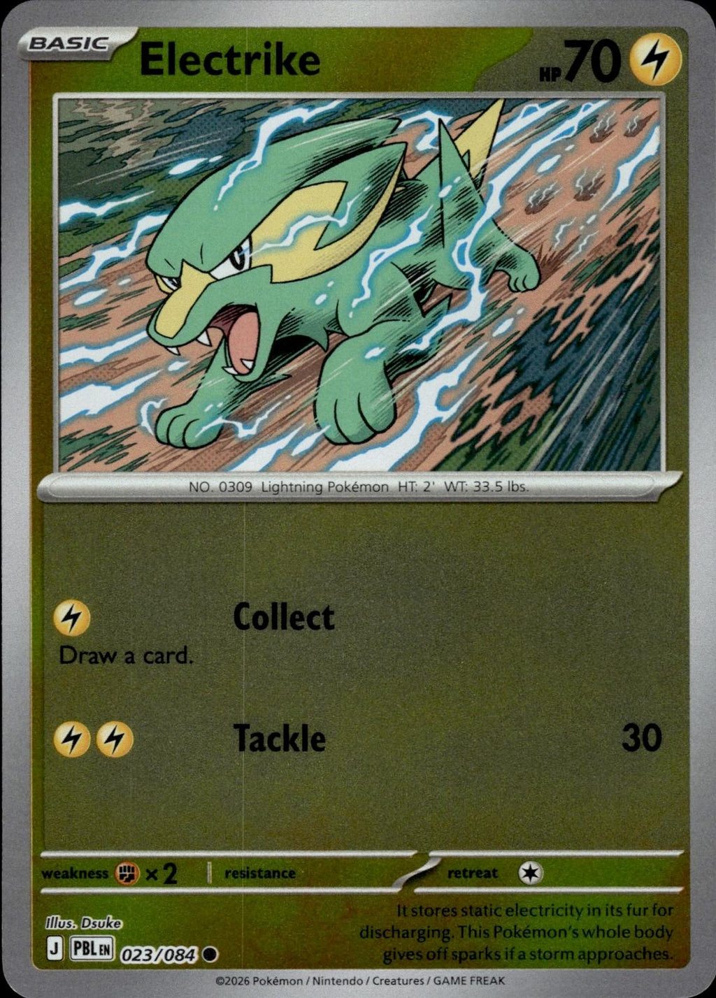 Electrike ME05: Pitch Black #023/084 Common, Reverse Holo