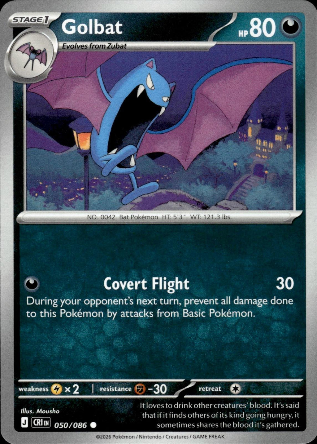 Golbat ME04: Chaos Rising #050/086 Common