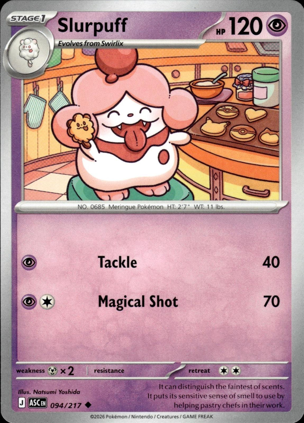 Slurpuff ME: Ascended Heroes #094/217 Uncommon