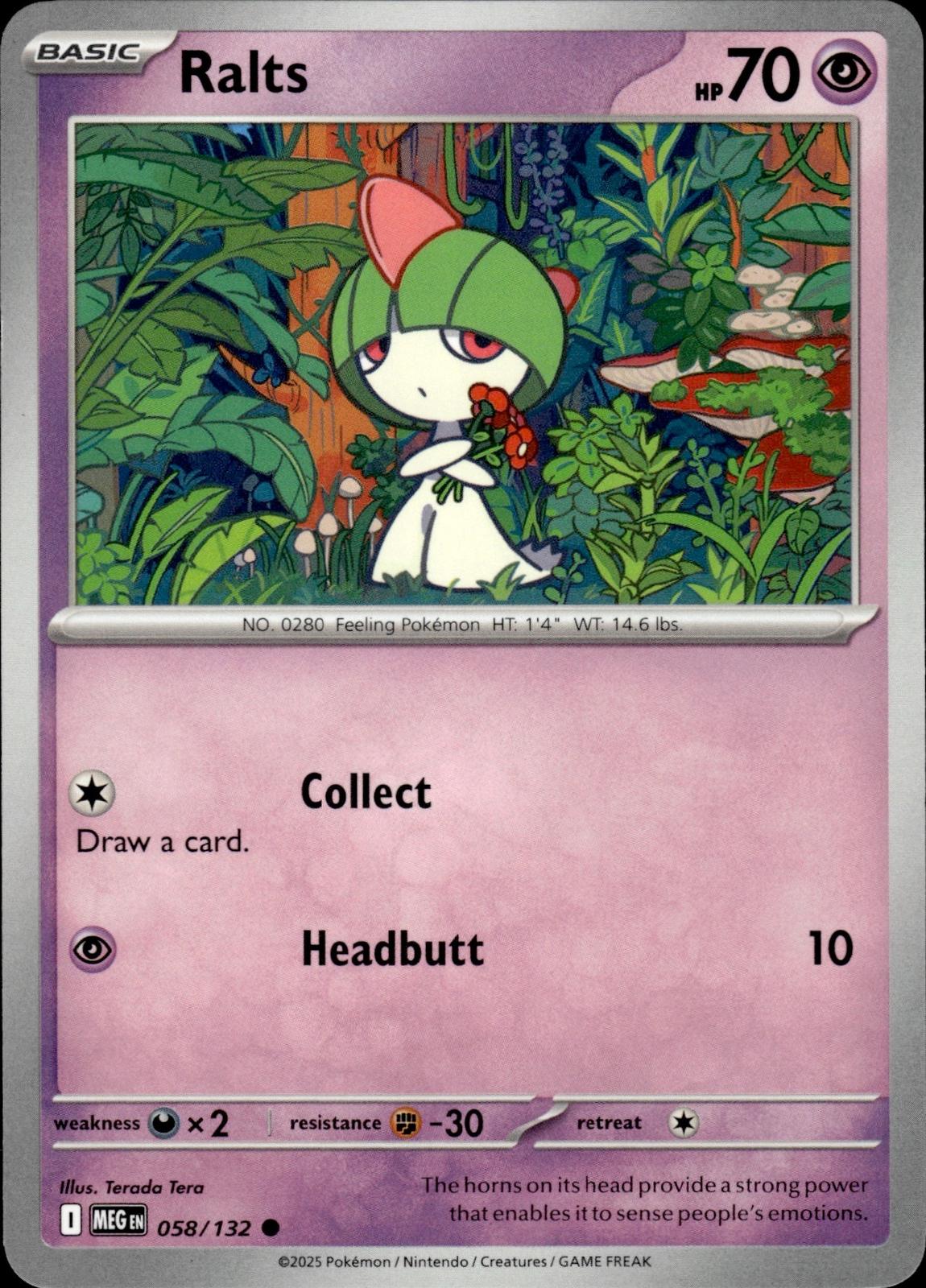Ralts ME01: Mega Evolution #058/132 Common