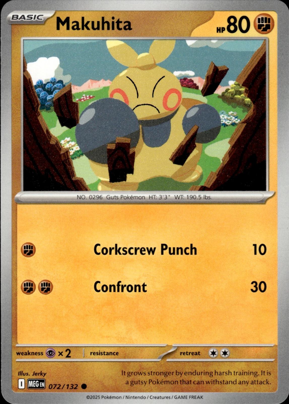 Makuhita ME01: Mega Evolution #072/132 Common