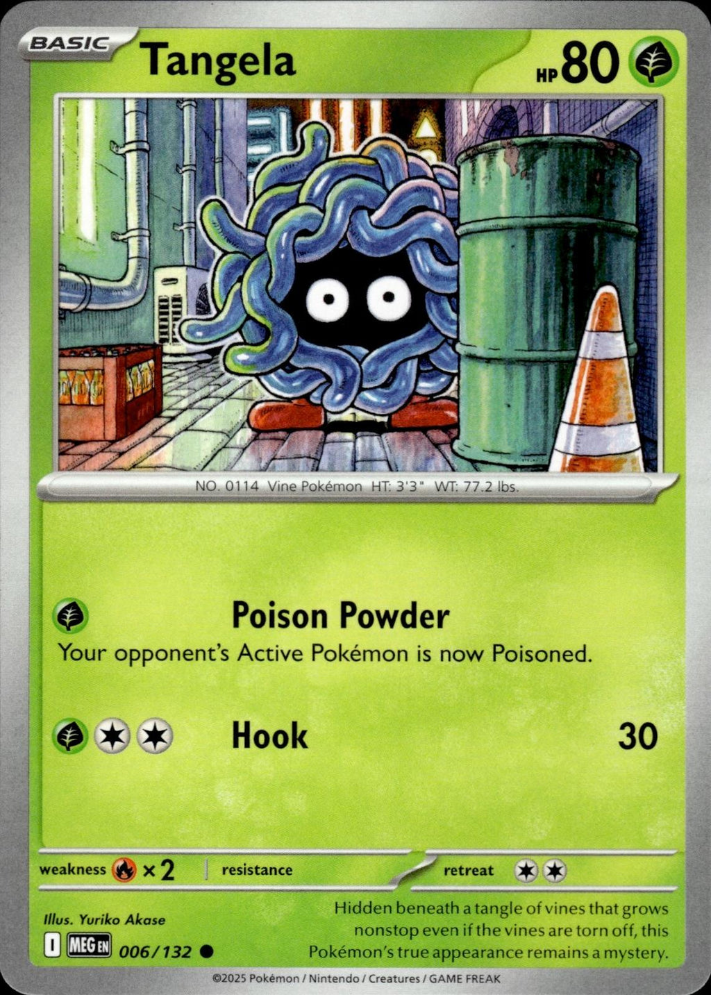 Tangela ME01: Mega Evolution #006/132 Common