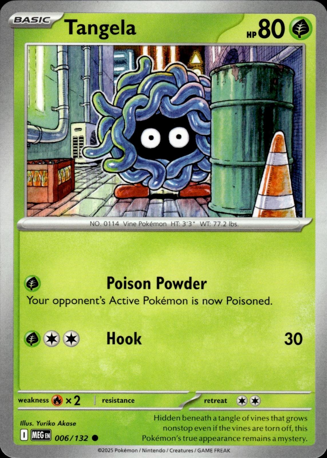 Tangela ME01: Mega Evolution #006/132 Common