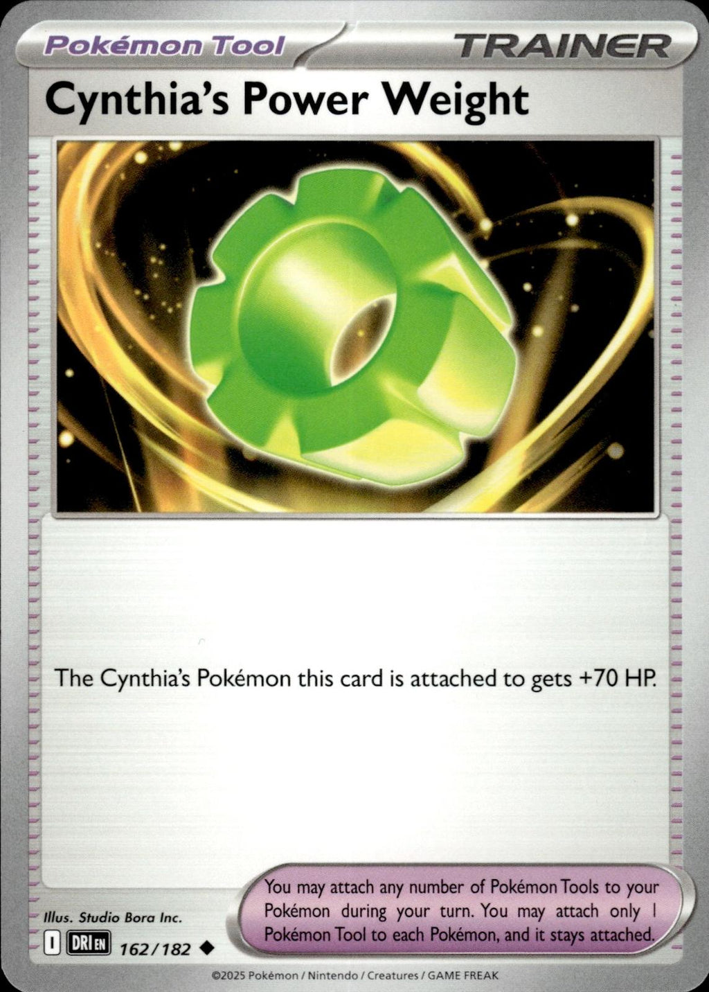 Cynthia's Power Weight SV10: Destined Rivals #162/182 Uncommon