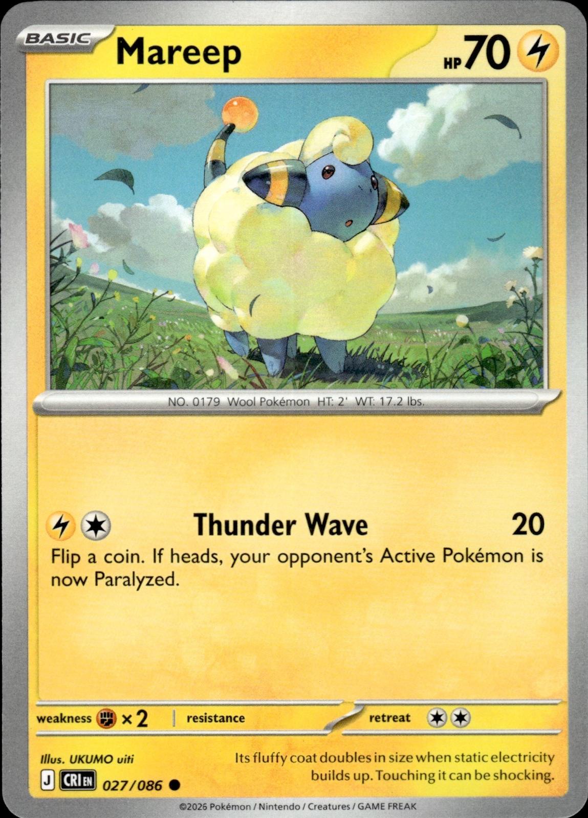 Mareep ME04: Chaos Rising #027/086 Common