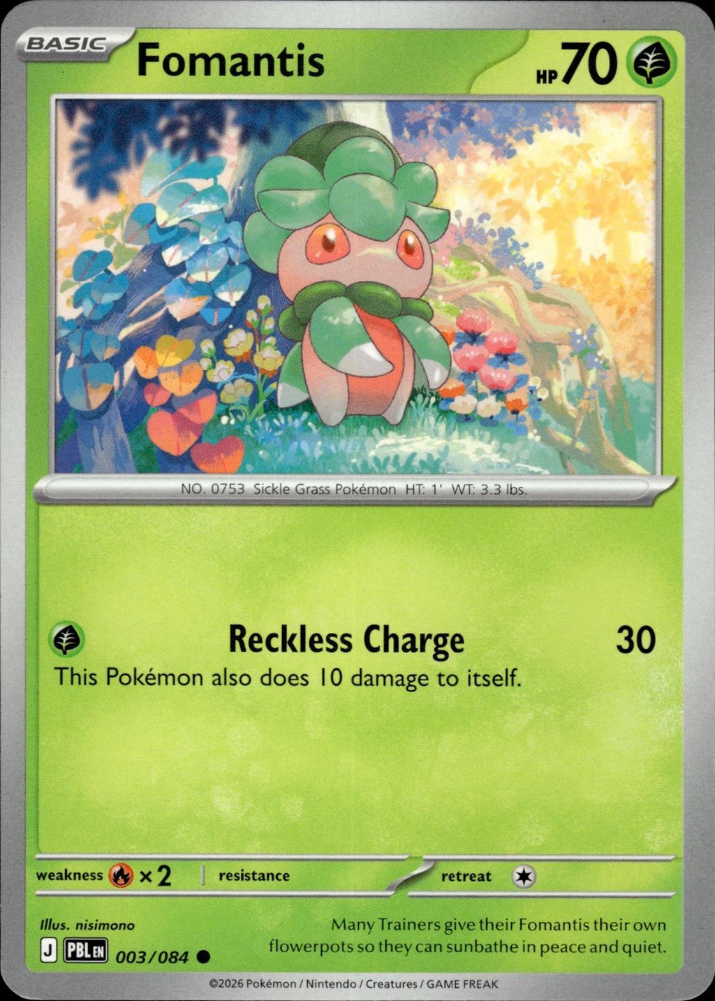 Fomantis ME05: Pitch Black #003/084 Common