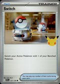 Switch ME: 30th Celebration #127/128 Common, Holo