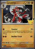 Lycanroc ME: 30th Celebration #085/128 Common, Holo