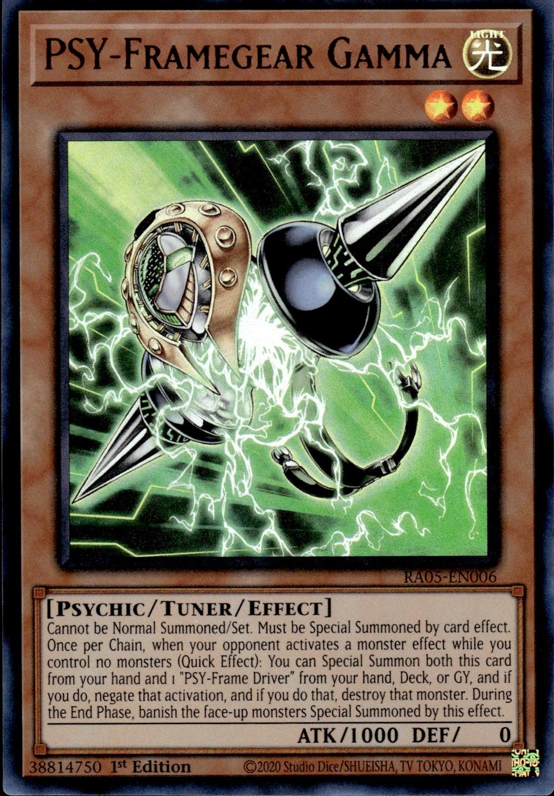 PSY-Framegear Gamma (Ultra Rare) Rarity Collection 5 #RA05-EN006 Ultra Rare
