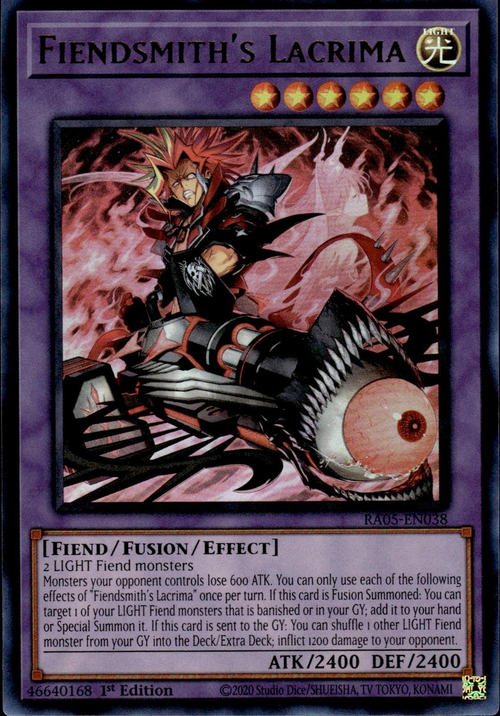 Fiendsmith's Lacrima (Ultra Rare) Rarity Collection 5 #RA05-EN038 Ultra Rare