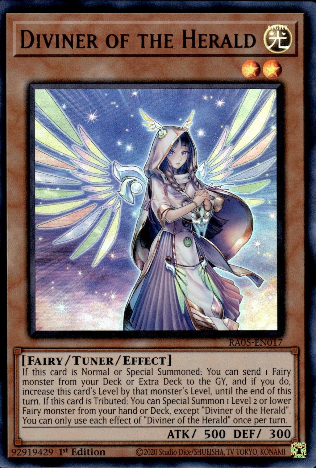 Diviner of the Herald (Ultra Rare) Rarity Collection 5 #RA05-EN017 Ultra Rare