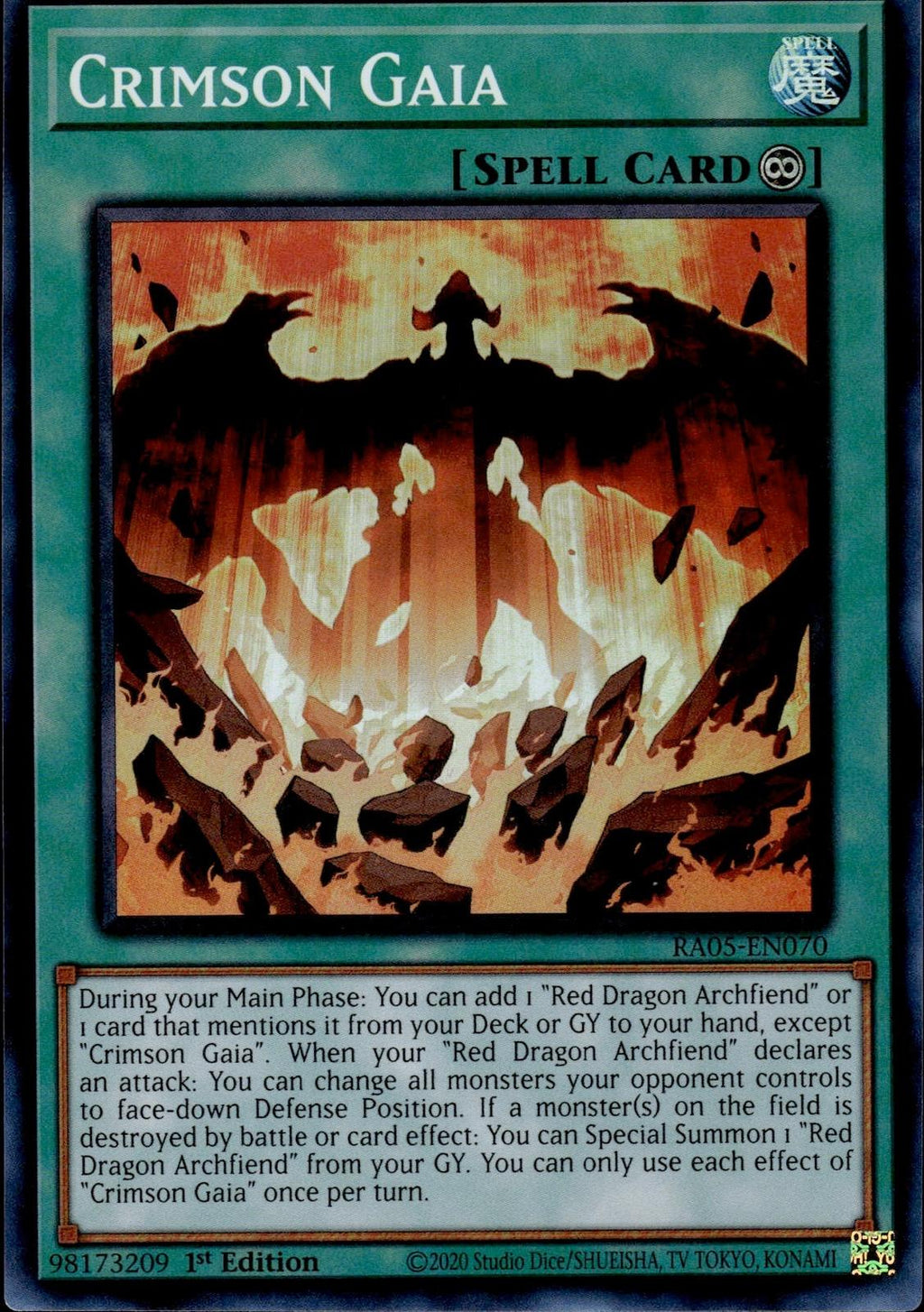 Crimson Gaia Rarity Collection 5 #RA05-EN070 Super Rare