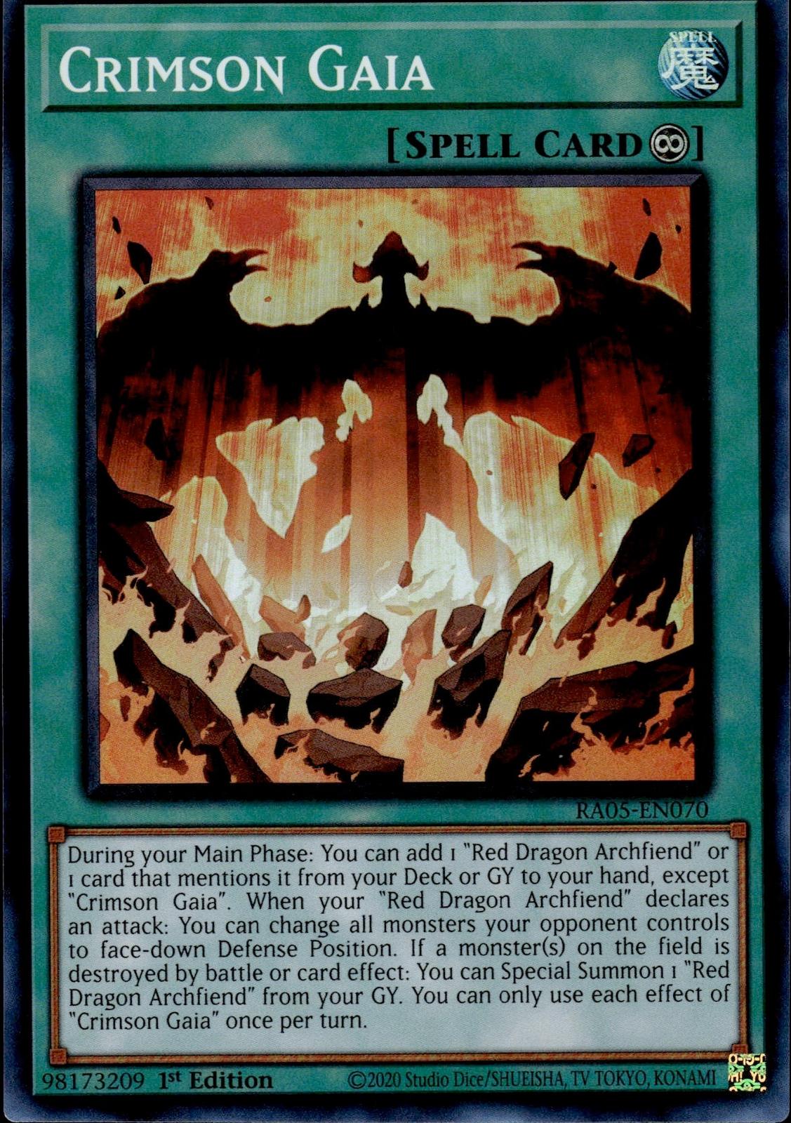 Crimson Gaia Rarity Collection 5 #RA05-EN070 Super Rare