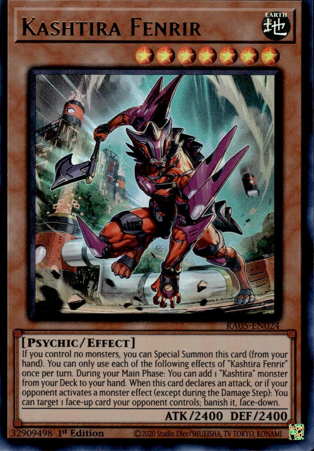 Kashtira Fenrir (Ultra Rare) Rarity Collection 5 #RA05-EN024 Ultra Rare