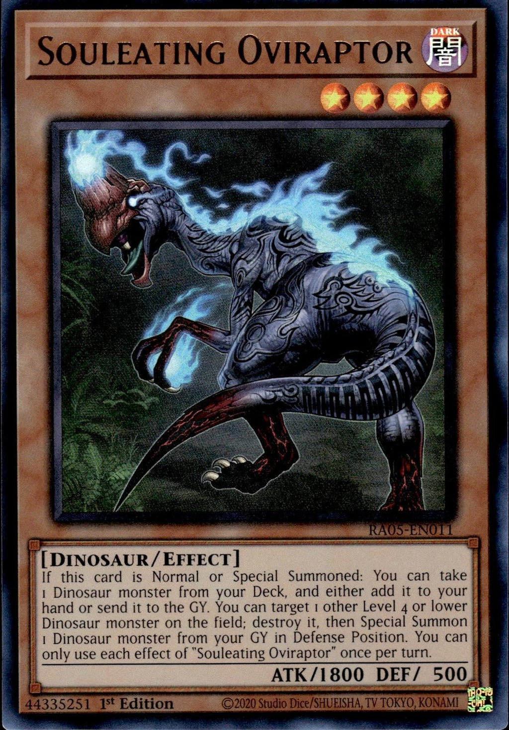 Souleating Oviraptor (Ultra Rare) Rarity Collection 5 #RA05-EN011 Ultra Rare