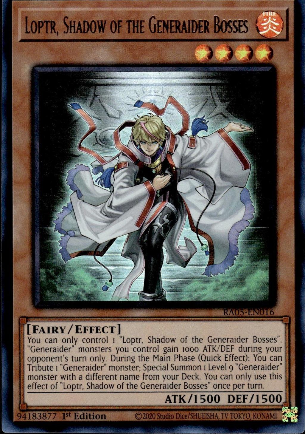 Loptr, Shadow of the Generaider Bosses (Ultra Rare) Rarity Collec 5 #RA05-EN016