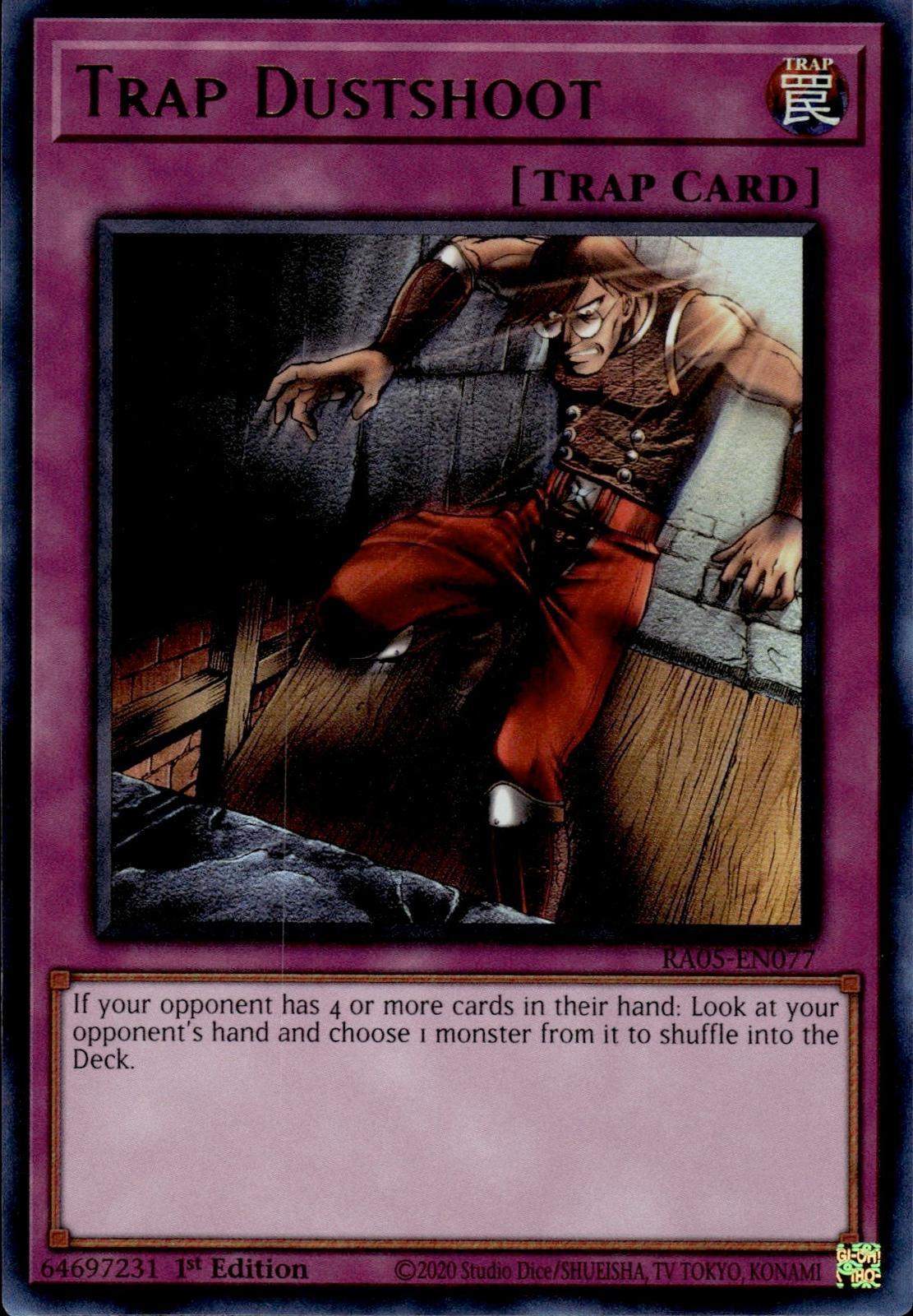 Trap Dustshoot (Ultra Rare) Rarity Collection 5 #RA05-EN077 Ultra Rare