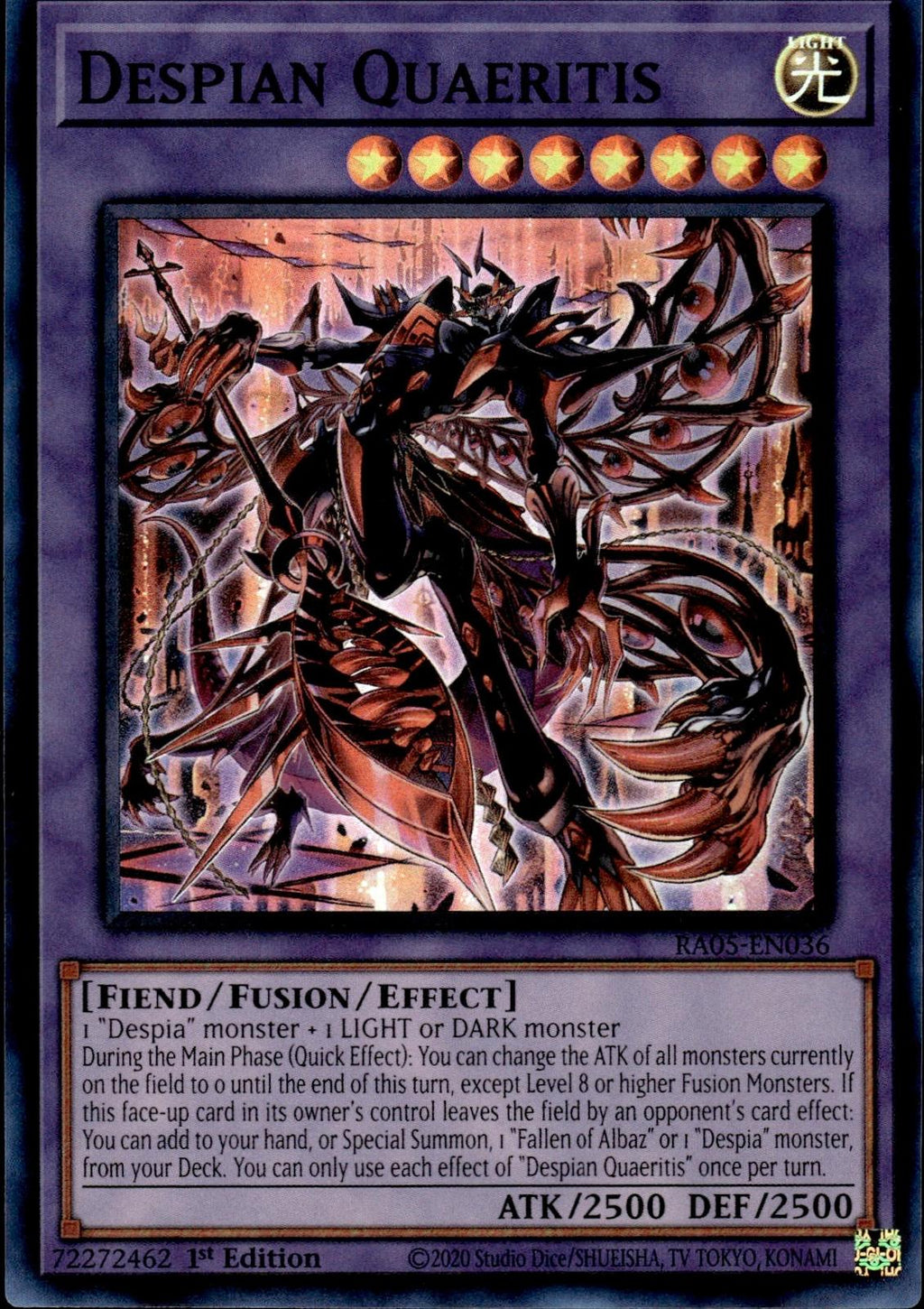 Despian Quaeritis Rarity Collection 5 #RA05-EN036 Super Rare