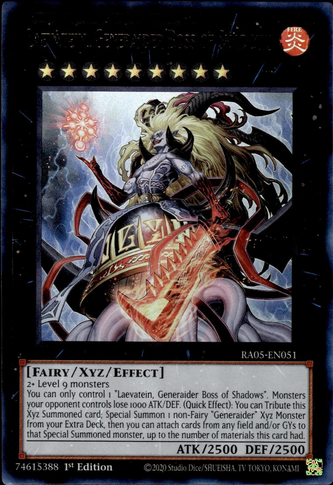 Laevatein, Generaider Boss of Shadows Ultra Rare Rarity Collectio 5 #RA05-EN051