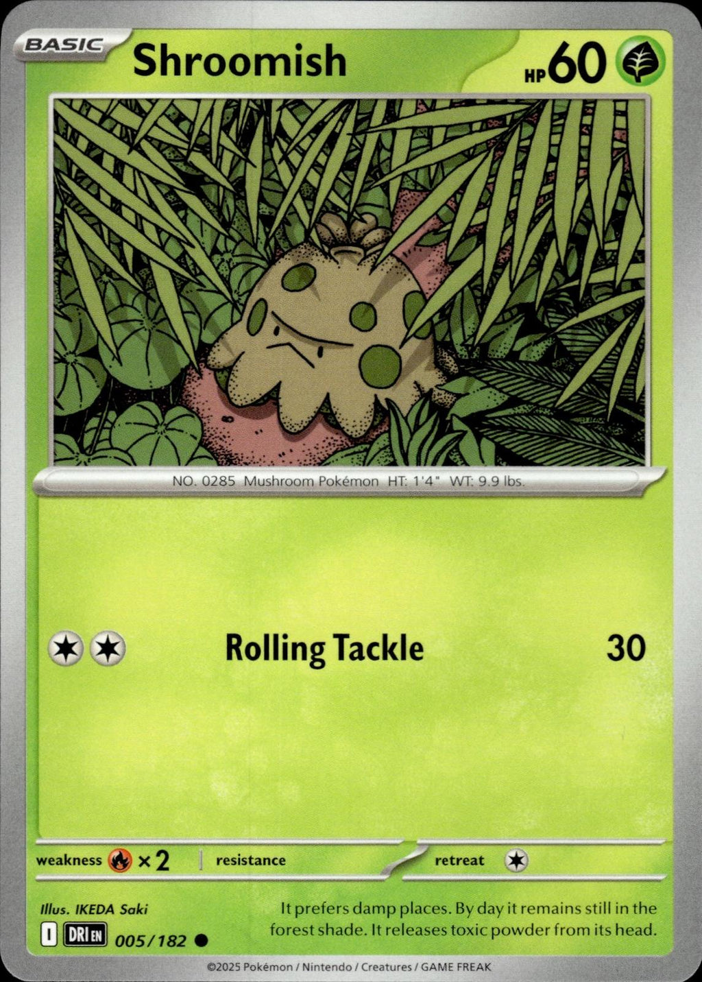 Shroomish SV10: Destined Rivals #005/182 Common