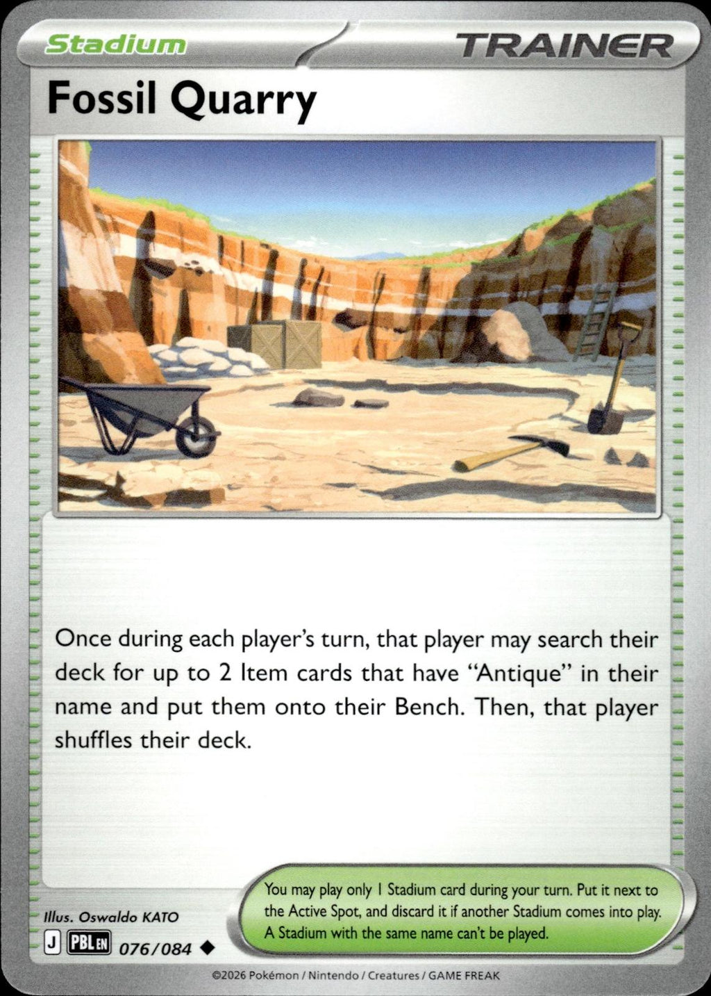 Fossil Quarry ME05: Pitch Black #076/084 Uncommon