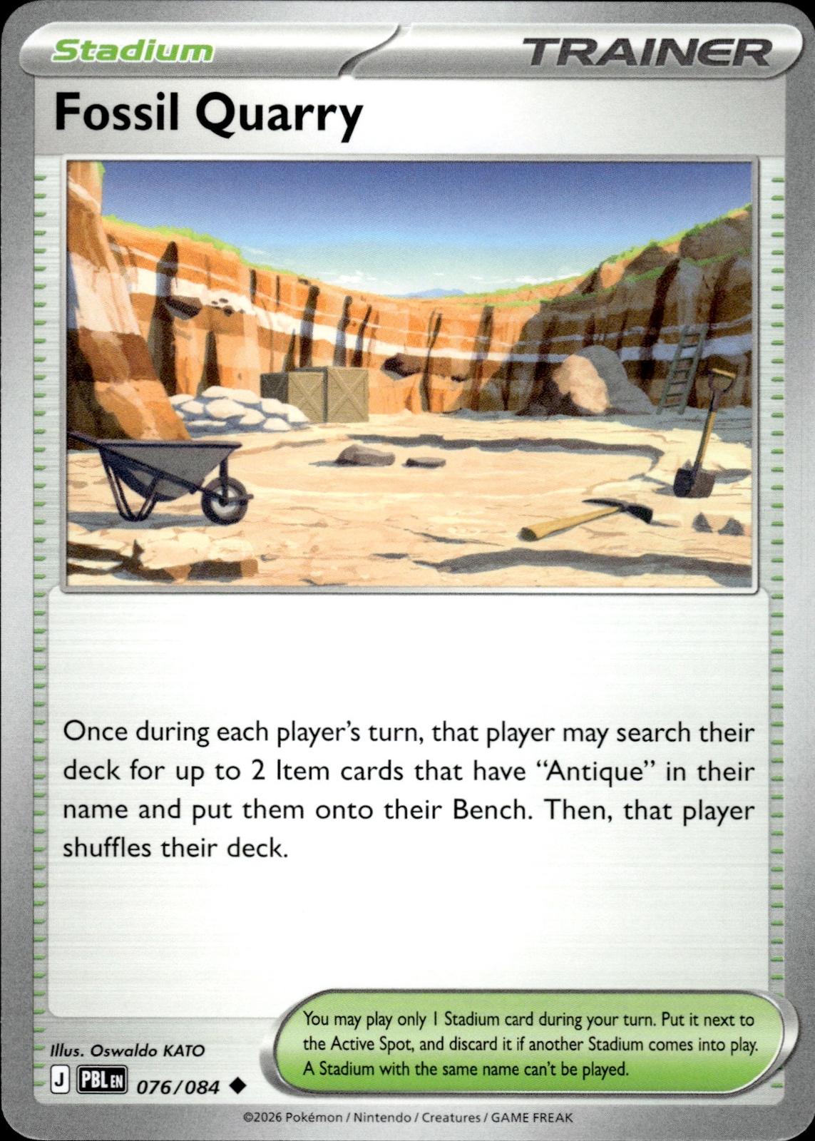 Fossil Quarry ME05: Pitch Black #076/084 Uncommon