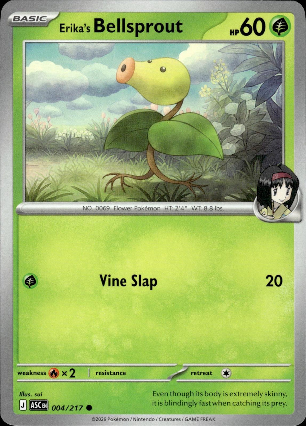 Erika's Bellsprout ME: Ascended Heroes #004/217 Common