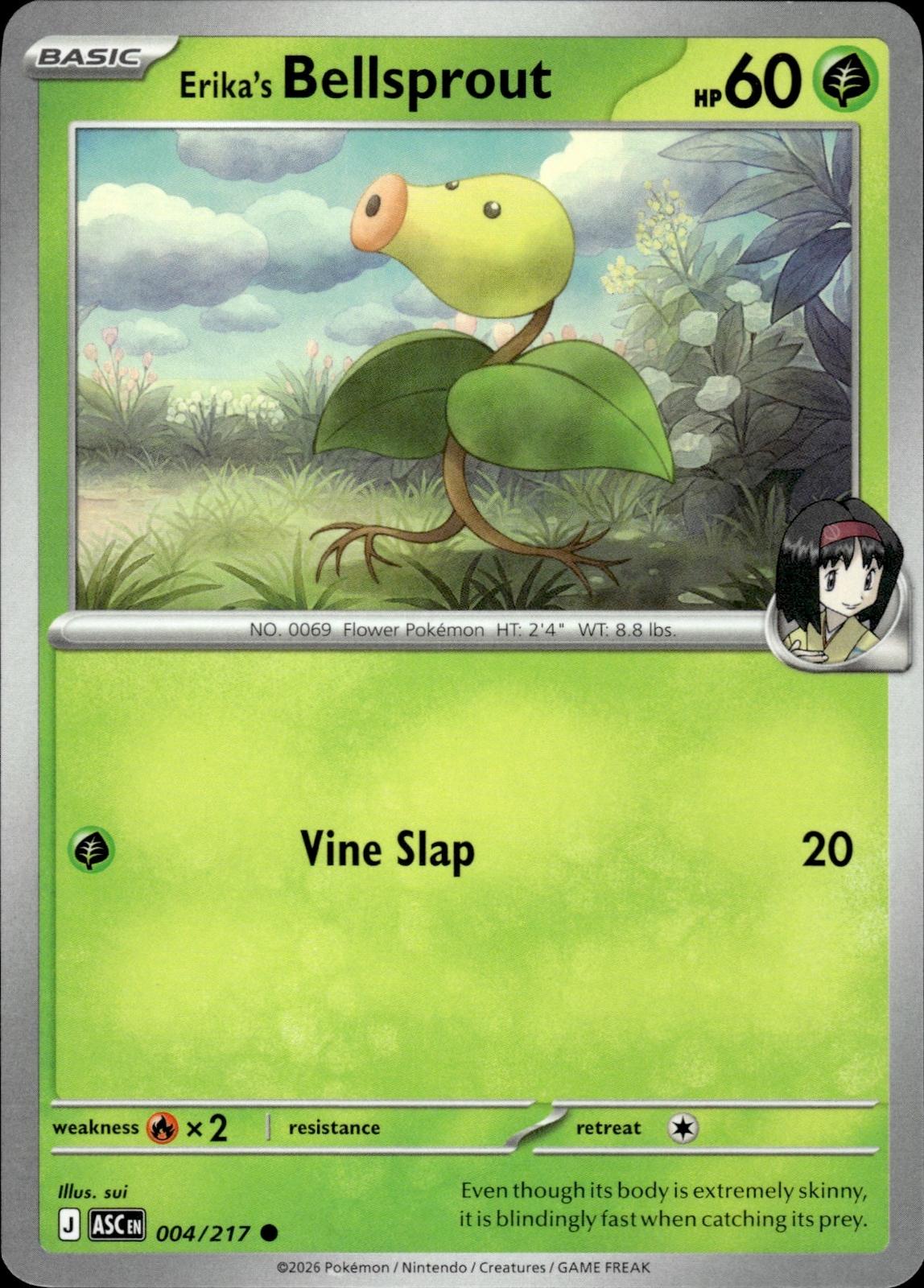 Erika's Bellsprout ME: Ascended Heroes #004/217 Common