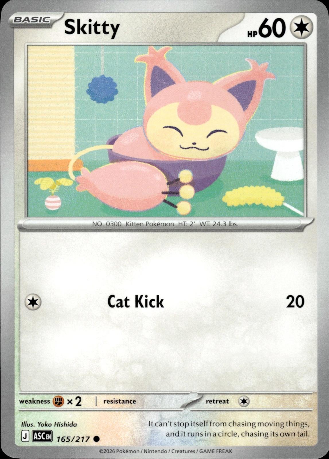 Skitty ME: Ascended Heroes #165/217 Common