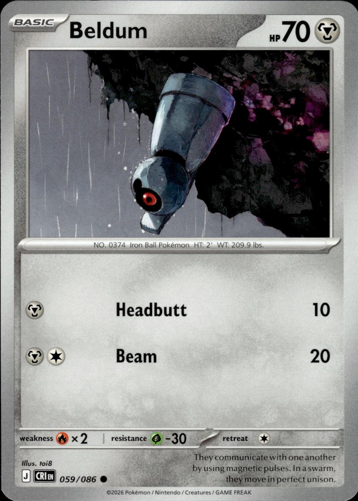Beldum ME04: Chaos Rising #059/086 Common