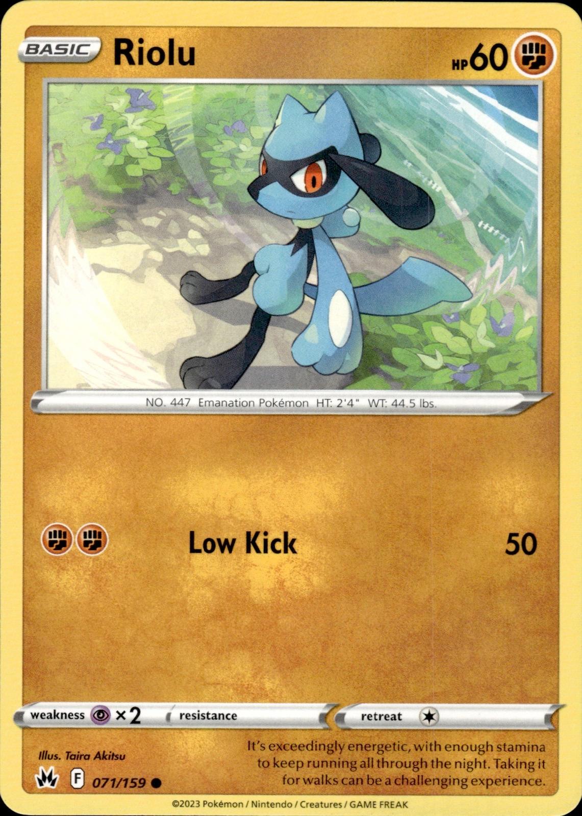 Riolu SWSH: Crown Zenith #071/159 Common