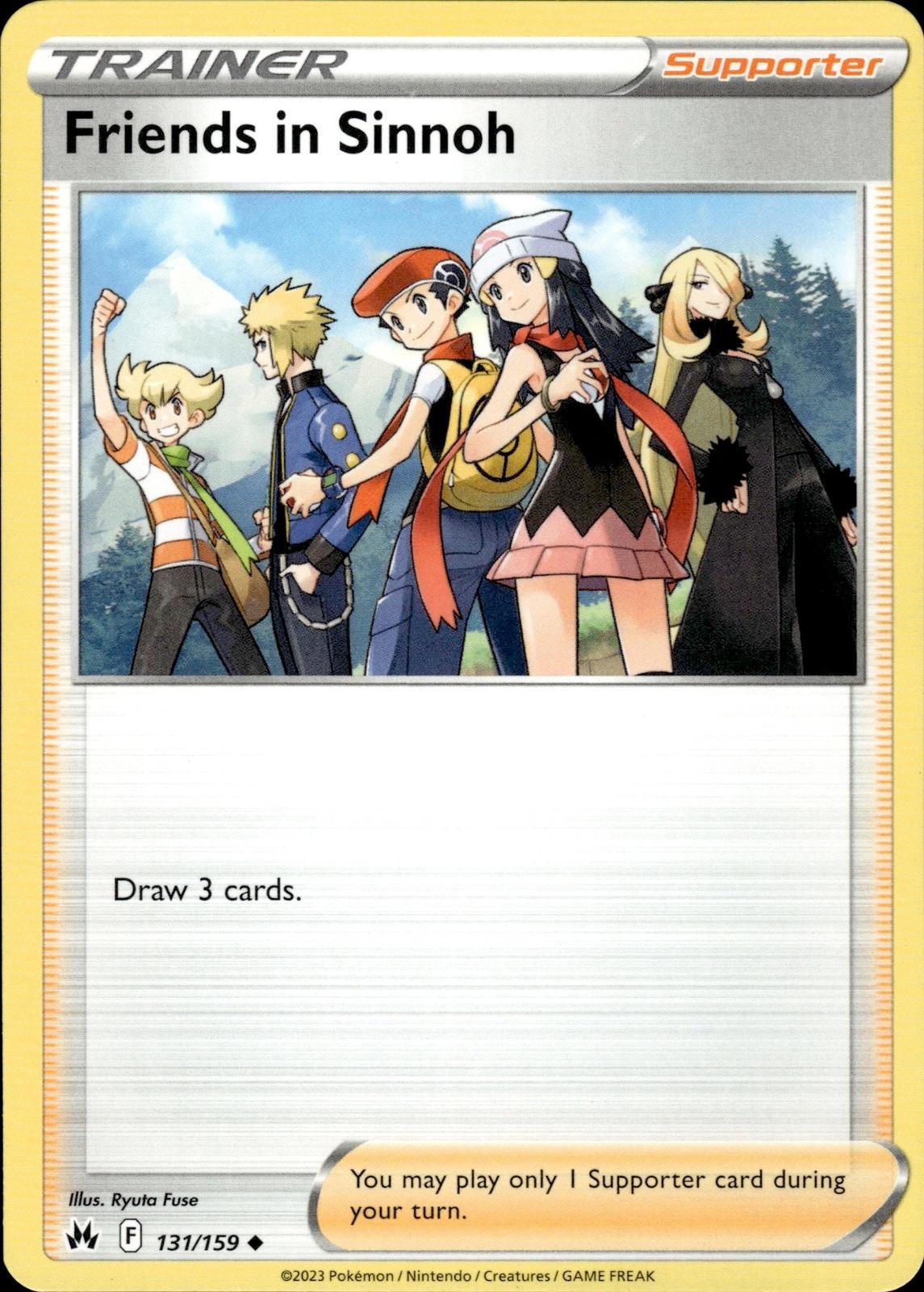 Friends in Sinnoh SWSH: Crown Zenith #131/159 Uncommon