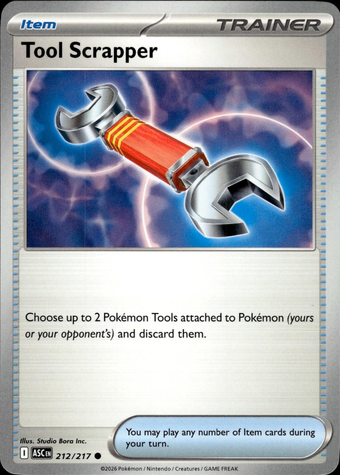 Tool Scrapper ME: Ascended Heroes #212/217 Common
