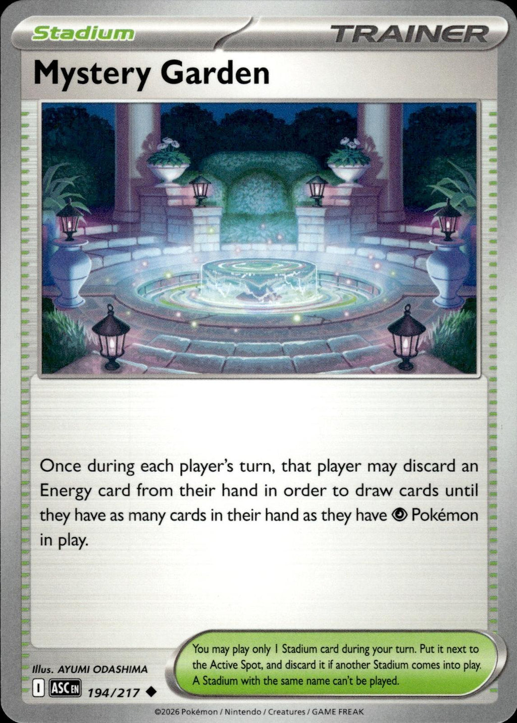 Mystery Garden ME: Ascended Heroes #194/217 Uncommon