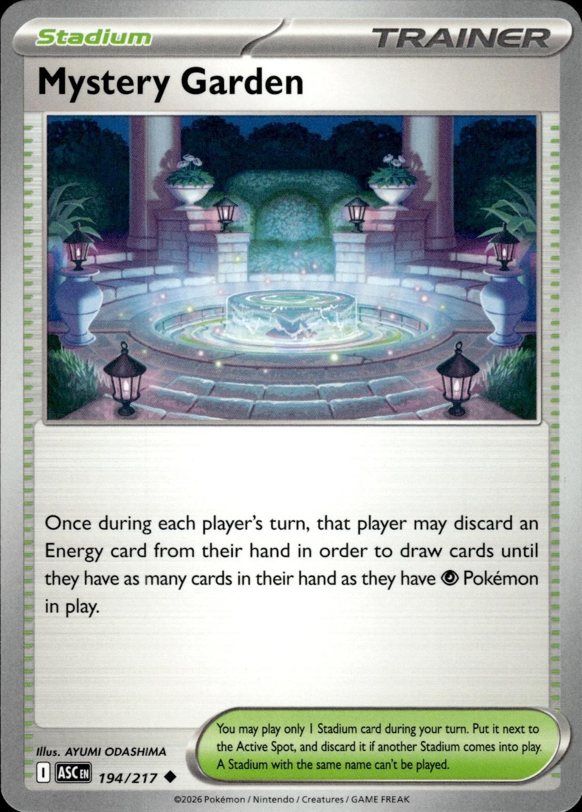 Mystery Garden ME: Ascended Heroes #194/217 Uncommon