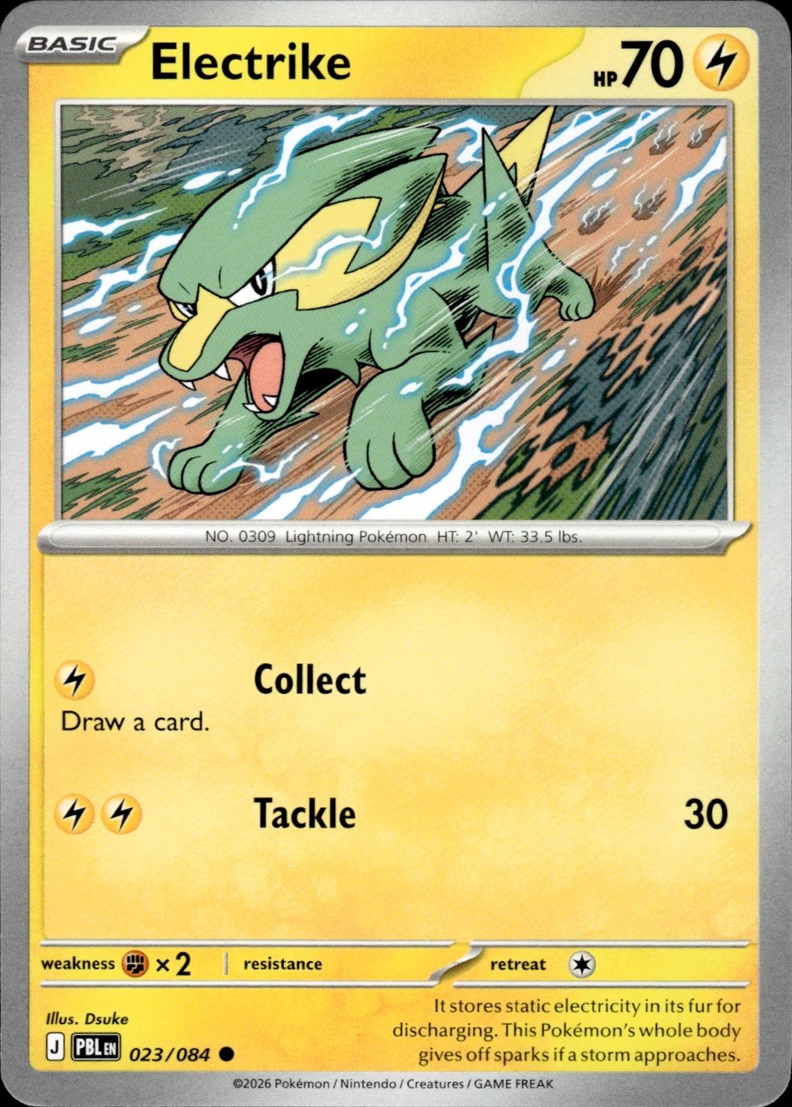 Electrike ME05: Pitch Black #023/084 Common, Reverse Holo