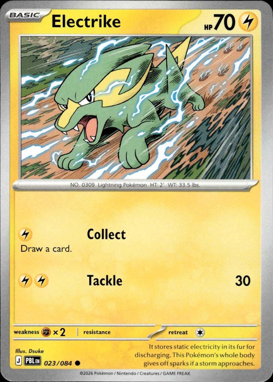 Electrike ME05: Pitch Black #023/084 Common, Reverse Holo